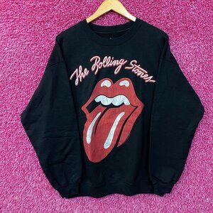 The Rolling Stones Hot Lips Rock Band Sweatshirt Large